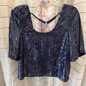 NWT Free People sequin top!  Super Cute!